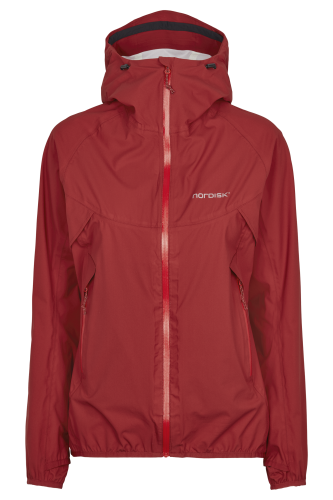 Nordisk Women's Mjelde Ultralight 3-Layer Jacket Red Dahlia