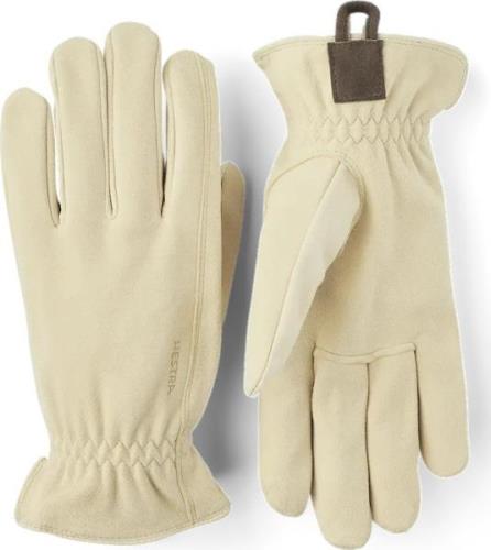 Hestra Chamois Work Glove - 5 finger Natural Yellow