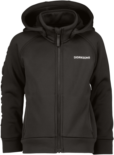 Didriksons Kids' Corin Full Zip 8 Black