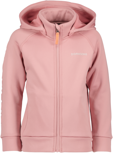 Didriksons Kids' Corin Full Zip 8 Soft Pink