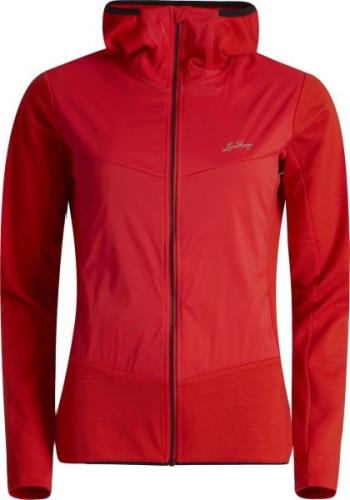 Lundhags Women's Padje Merino Block Hoodie  Lively Red