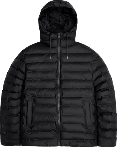 Rains Unisex Lohja Puffer Jacket W3T2 Black