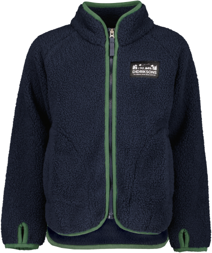 Didriksons Kids' Gibbs Full Zip 2 Navy