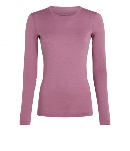 Icebreaker Women's 200 Oasis Long Sleeve Crewe Deco