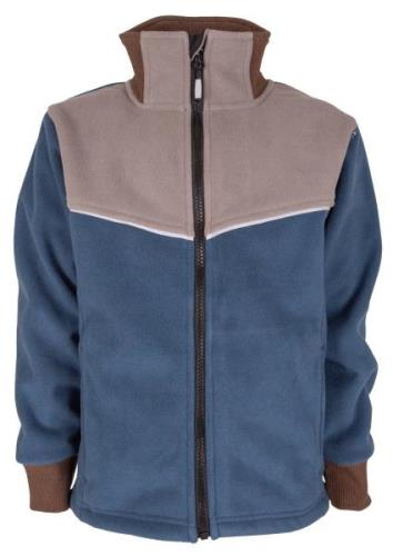 Lindberg Kids' Stormy Jacket Windfleece Grey/Dark Blue