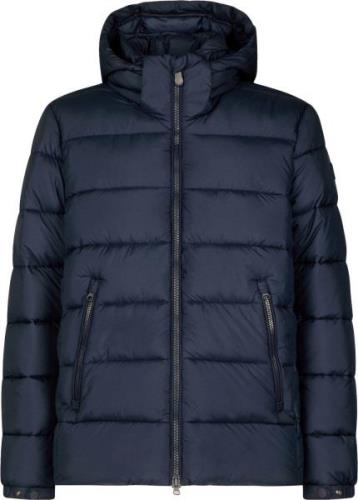 Save the Duck Men's Animal Free Hooded Puffer Jacket Boris Blue Black