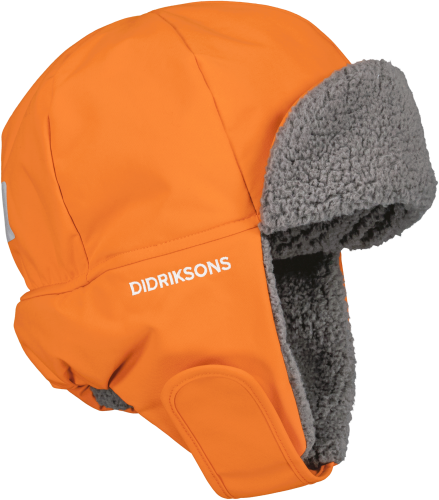 Didriksons Kids' Biggles Cap 6 Orange Jam