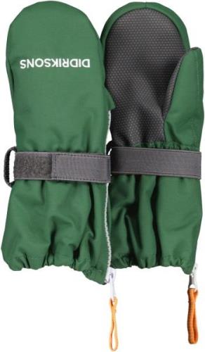 Didriksons Kids' Biggles Zip Mittens 7 Pine Green