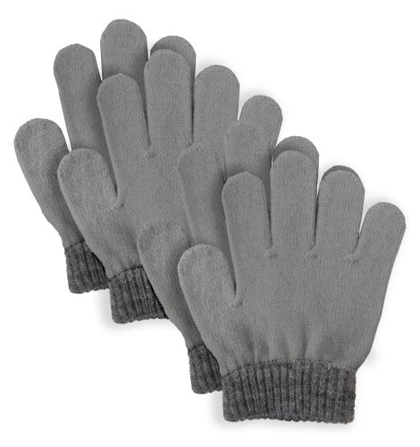 Lindberg Kids' Sundsvall Glove 2 Pack Grey/Anth