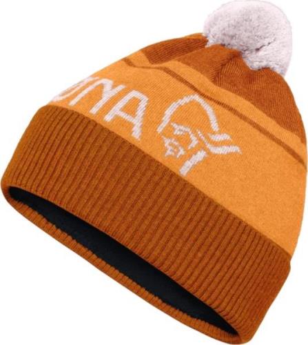 Norrøna /29 Heavy Merinoull Logo Beanie Gold Flame