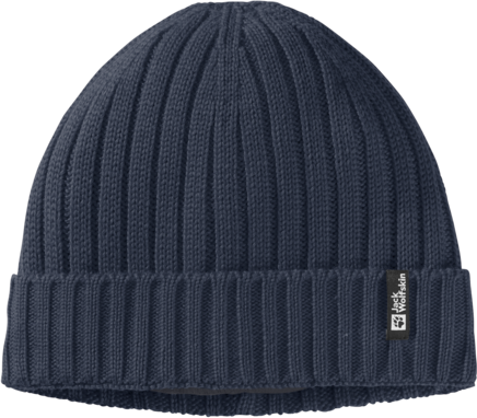 Jack Wolfskin Rib Knit Beanie Night Blue