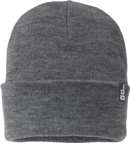 Jack Wolfskin Rib Beanie Grey Heather