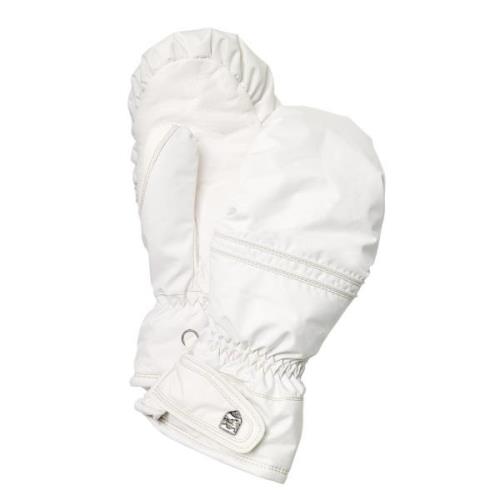 Hestra Primaloft Leather Female Mitt Ivory/Offwhite