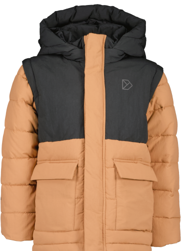 Didriksons Kids' Granite Jacket 2 Almond Brown