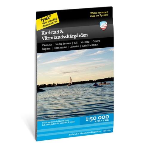 Calazo förlag Karlstad & Värmlandsskärgården 1:50.000 NoColour