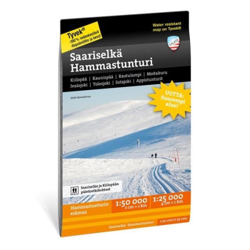 Calazo förlag Saariselkä Hammastunturi 1:25.000/1:50.000 NoColour