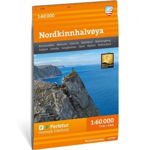 Calazo förlag Turkart Nordkinnhalvøya 1:60.000 NoColour