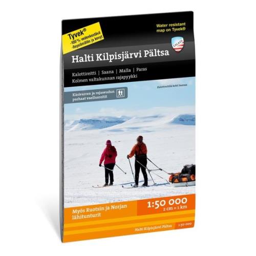 Calazo förlag Halti Kilpisjärvi Pältsa 1:50.000 NoColour