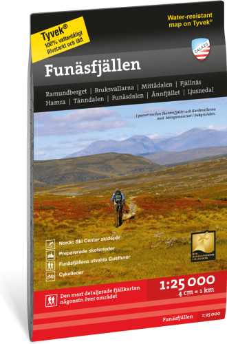 Calazo förlag Funäsfjällen 1:25 000 NoColour