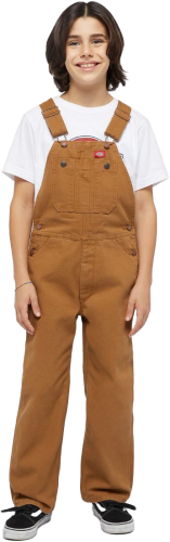 Kids' Duck Bib Rinsed Brown Duck