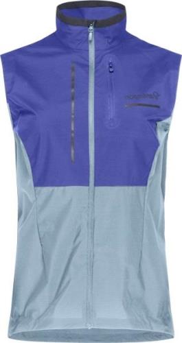 Norrøna Women's Senja Aero90 Vest  Royal Blue/Blue Fog