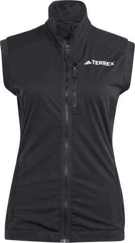 Adidas Women's Terrex Xperior Cross-Country Ski Soft Shell Vest Black