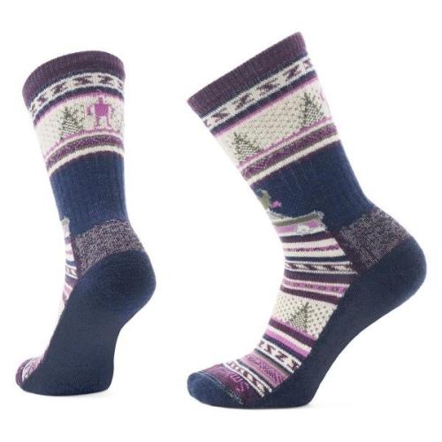 Smartwool Unisex Everyday Say It Ain'T Snow Crew Socks Purple Iris