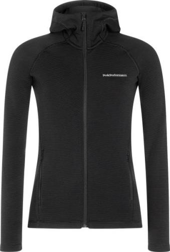 Peak Performance Women's Midlayer Zip Hood Black Beauty