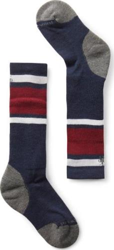 Smartwool Kids' Wintersport Full Cushion Stripe OTC Socks Deep Navy