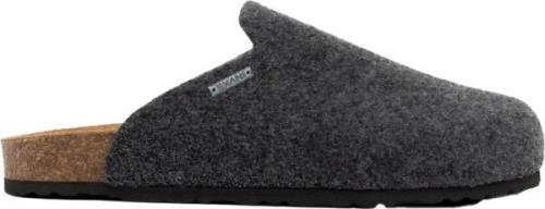 Exani Women's Felt Slipper Dark Grey