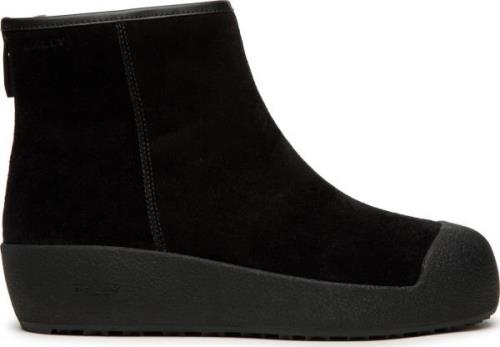 Bally Women's Guard Iii L Suede Calf Black