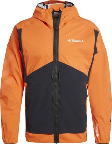 Adidas Men's Terrex Techrock Soft Shell Jacket Semi Impact Orange/Blac...