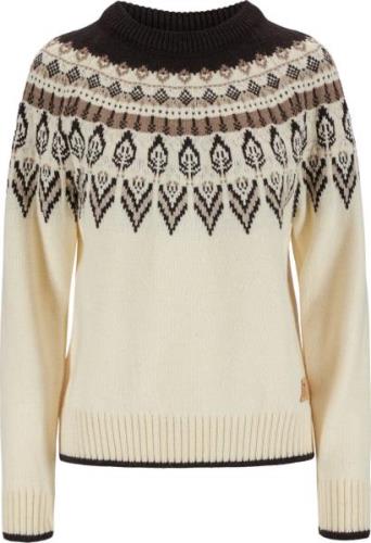 Dale of Norway Women's Sula Sweater Offwhite/Coffee/Sandstone