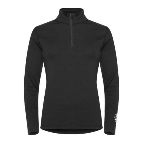 Gridarmor Women's Merino Undertøy Zip Top Black Beauty