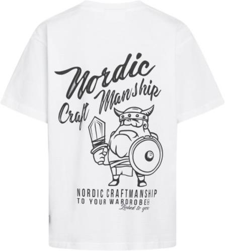 Grunt Grvito Tee Str XL/16Y - White Kortærmede T-shirts Bomuld hos Mag...