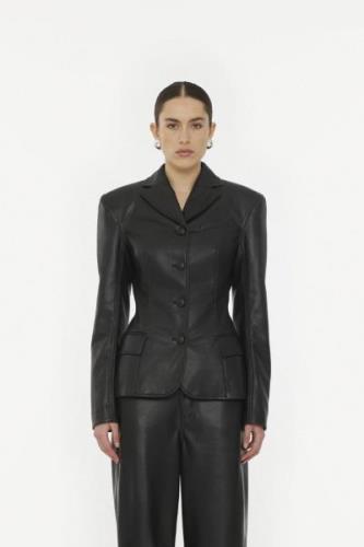 ROTATE Birger Christensen Fitted Blazer Kvinde Black Blazere Str 40 - ...