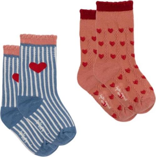 Konges Sløjd 2 Pack Jaquard Socks Str 29-32 - M00004 Strømper Bomuld h...