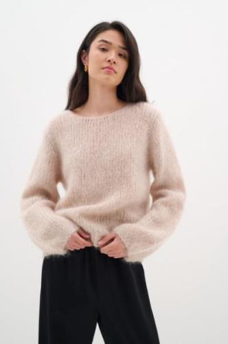 InWear Jetraiw Pullover Kvinde Haze Sweaters Str S/M - hos Magasin