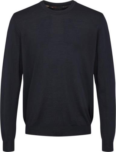 Sand Merino Iq Mand Blå Sweaters Str L Merino - hos Magasin