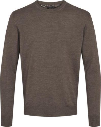 Sand Merino Iq Mand Dark Camel Sweaters Str L Merino - hos Magasin