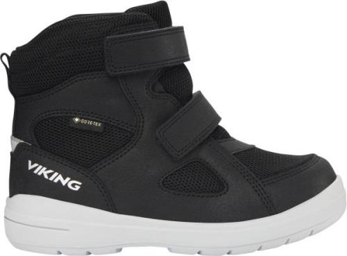 Viking Fun Warm GTX 2V Black Støvler Str 25 - Gummi hos Magasin