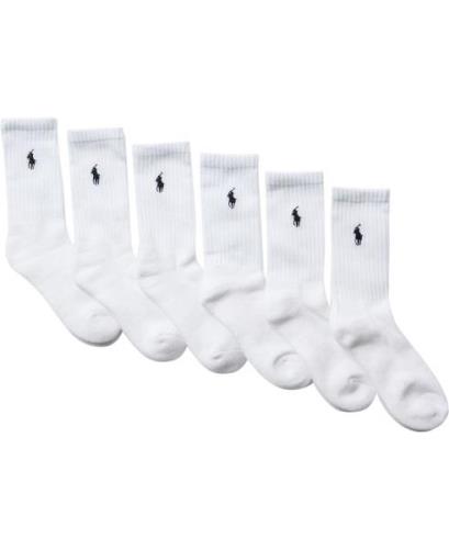 Polo Ralph Lauren Cottonsprt Crew Sk-sox-2pk Str 9/11 - Hvid Strømper ...