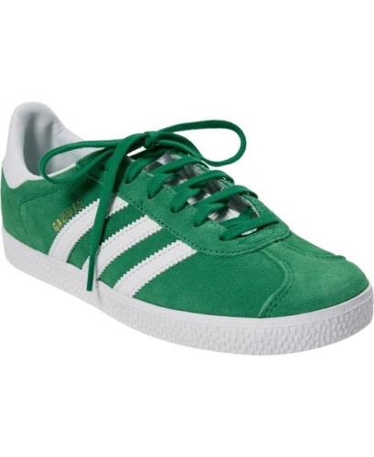 adidas Originals Gazelle J Green/ftwwht/gold Sneakers Str 38 - hos Mag...