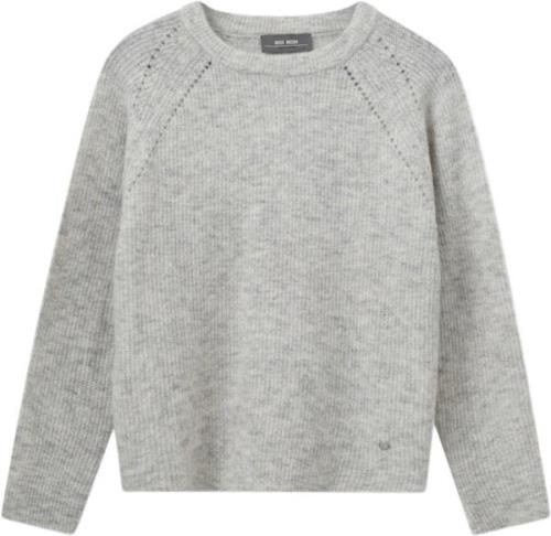 Mos Mosh Mmtammy Thora Knit Kvinde Micro Chip Sweaters Str L - hos Mag...