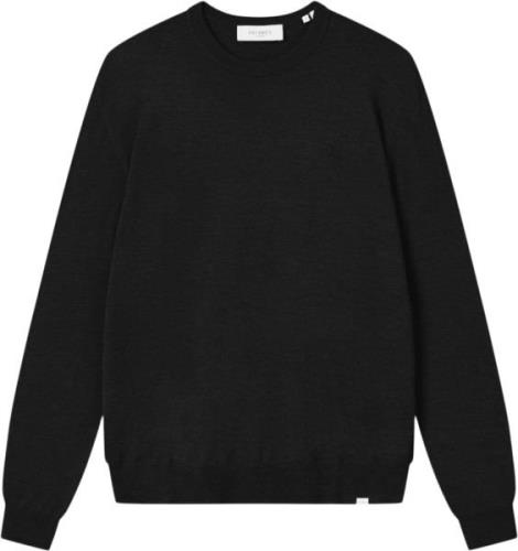 Les Deux Greyson Merino Knit Mand Sort Sweaters Str L Merino - hos Mag...