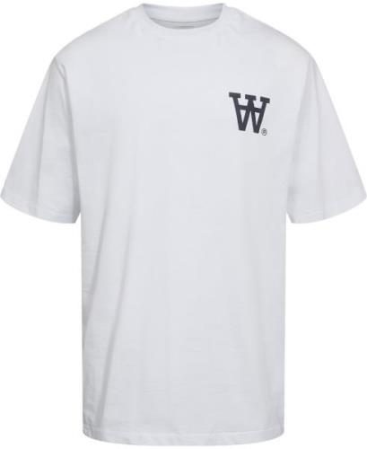 Wood Wood Wwasa Not To Be Trusted Tshirt Mand White Kortærmede T-shirt...