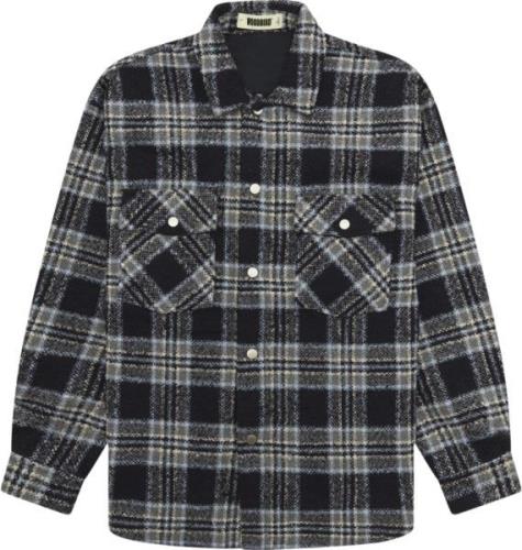 Woodbird Wbbuck Check Shirt Mand Blue Check Langærmede Skjorter Str L ...