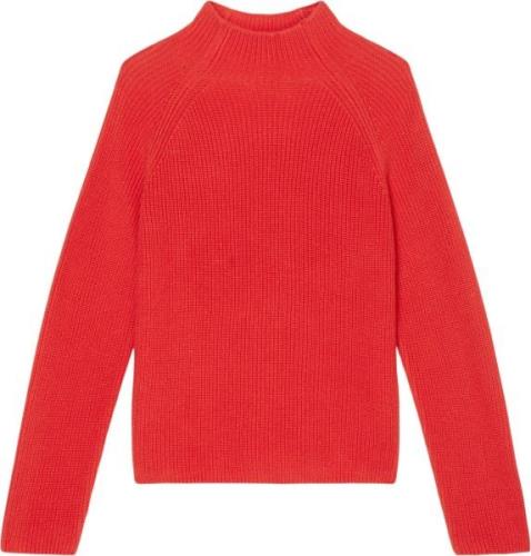 Marc O’Polo Pullover, Longsleeve, Standup Coll Kvinde Poppy Red Sweate...