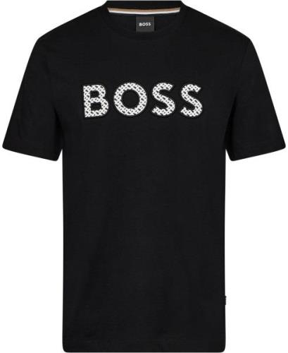 BOSS Cthompson 06 Mand Black Kortærmede T-shirts Str L - hos Magasin