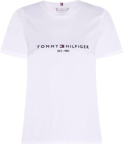 Tommy Hilfiger Heritage Hilfiger CNK REG TEE Kvinde White Kortærmede T...